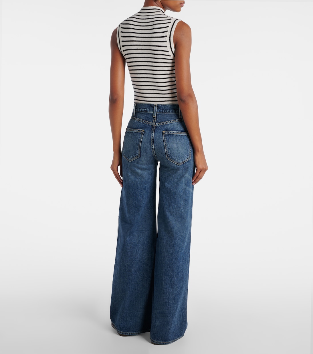 Jeans anchos Salome de tiro medio | Nili Lotan
