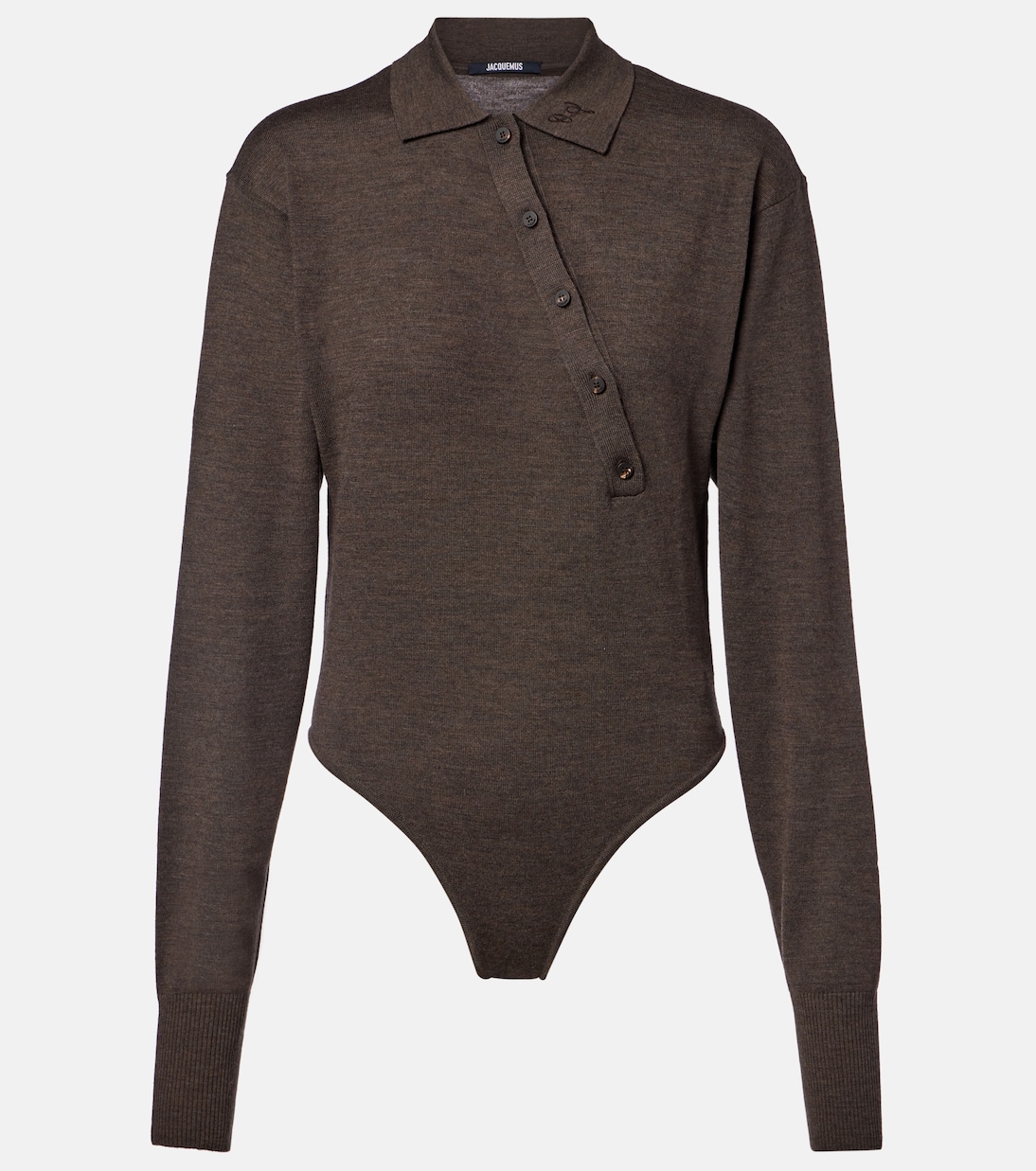 Twisted wool polo bodysuit | Jacquemus