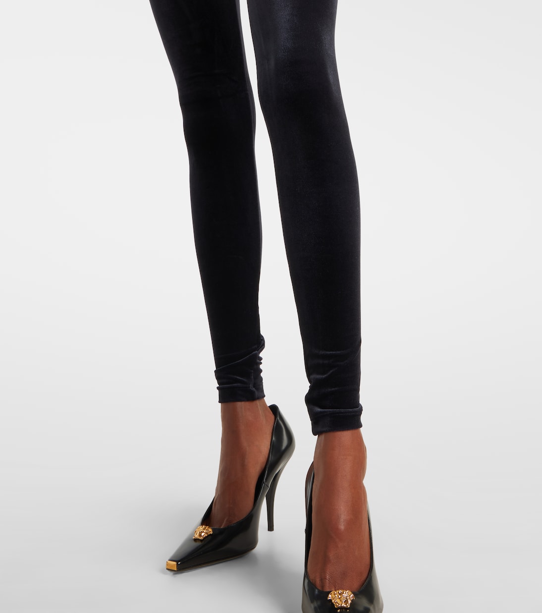 Leggings de jersey con logo | Versace