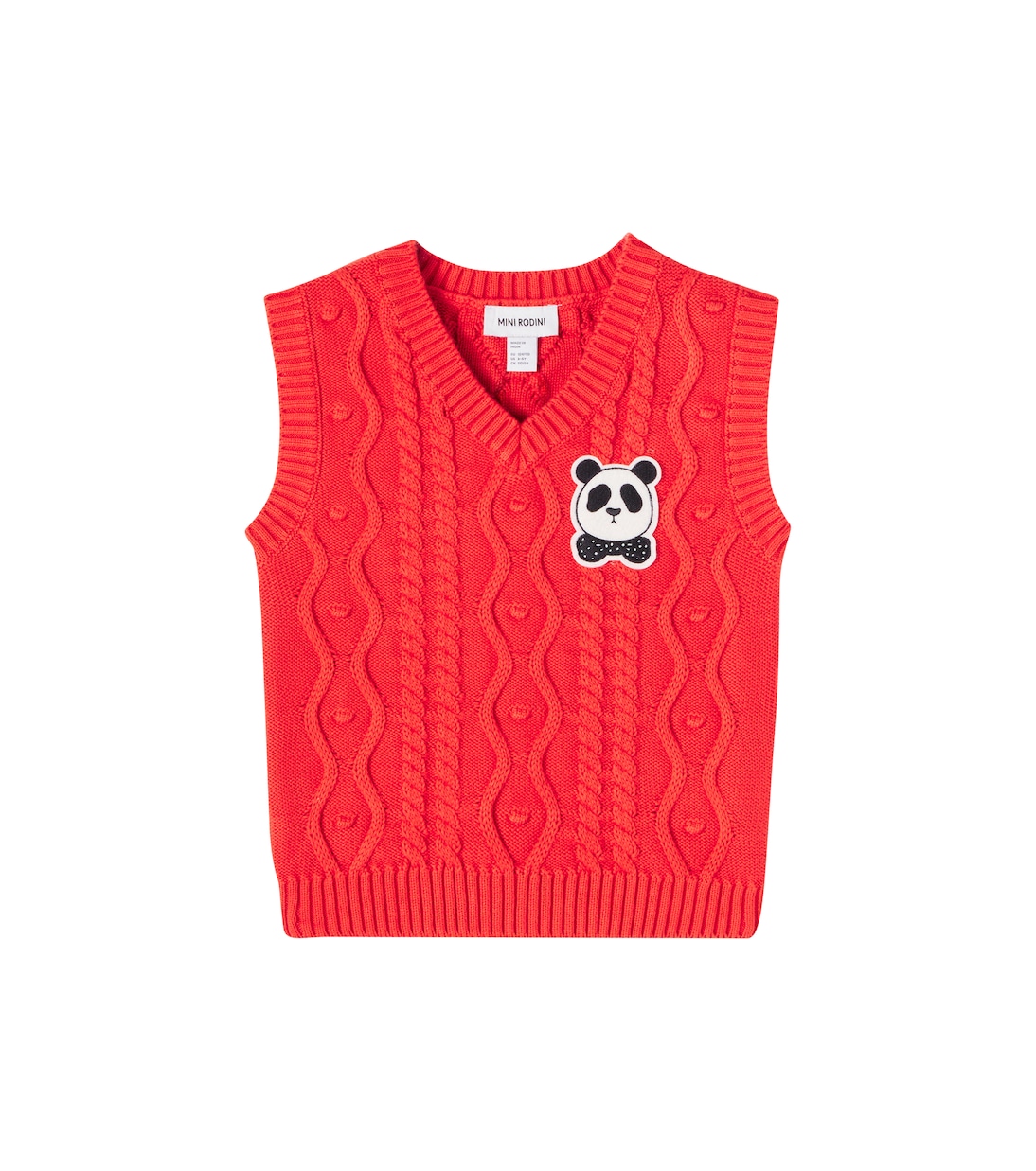Pullunder Panda aus Baumwolle | Mini Rodini