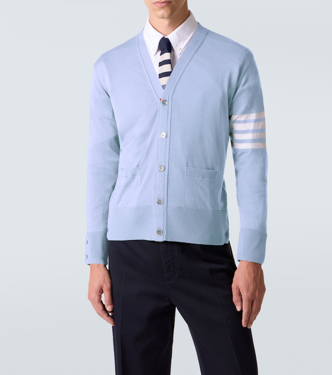 4-Bar virgin wool cardigan | Thom Browne