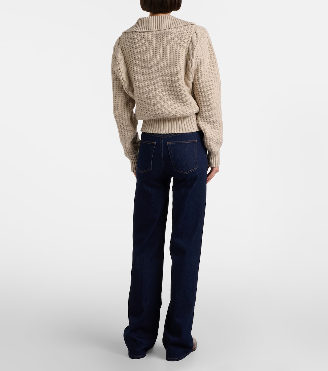 High-Rise Straight Jeans | Frame