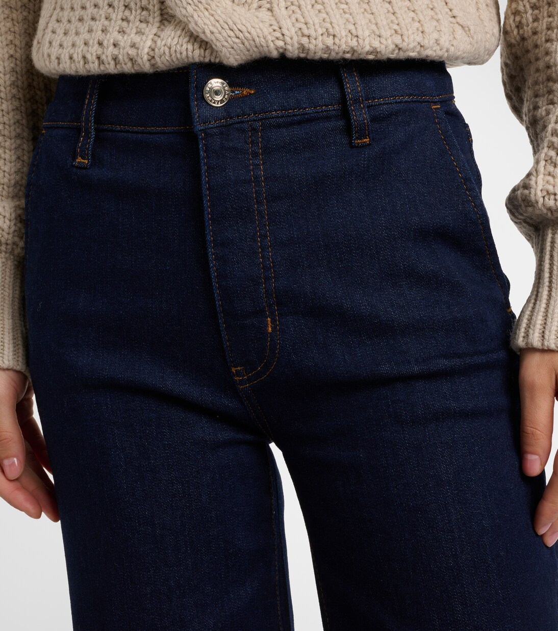 High-Rise Straight Jeans | Frame