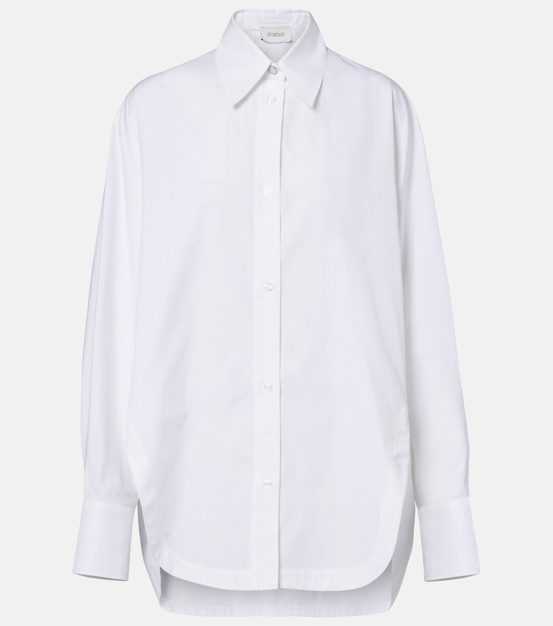 Ovest oversized cotton poplin shirt | Sportmax