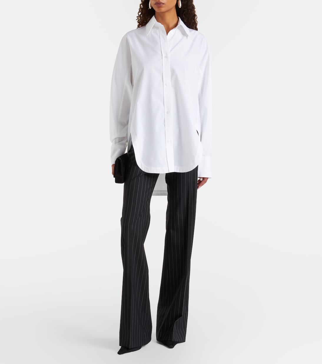 Ovest oversized cotton poplin shirt | Sportmax