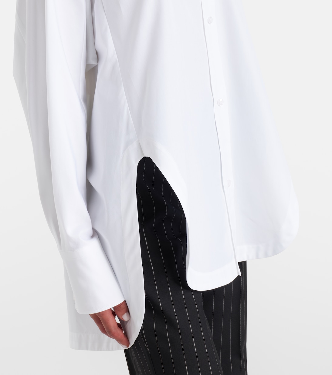 Ovest oversized cotton poplin shirt | Sportmax