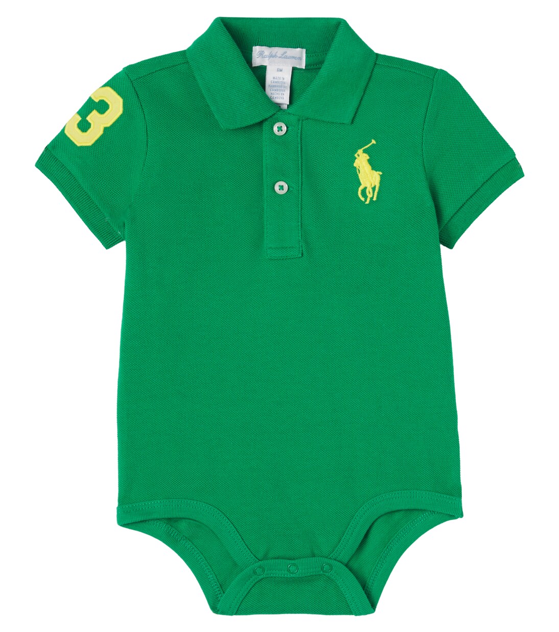 Baby cotton jersey playsuit | Polo Ralph Lauren Kids
