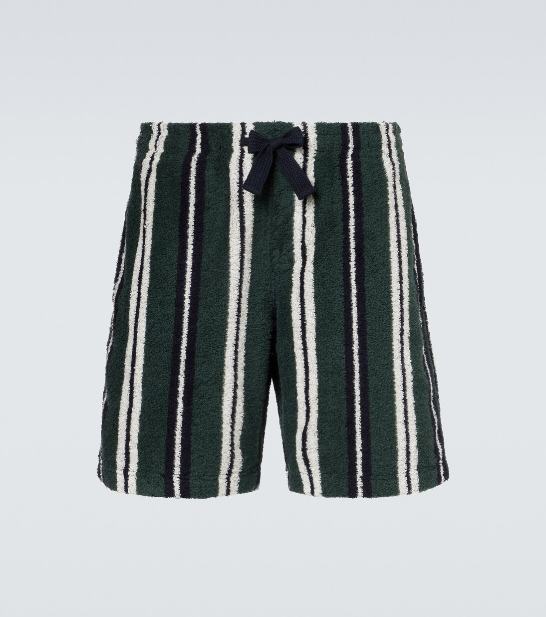 Trevone striped cotton-blend terry shorts | Orlebar Brown