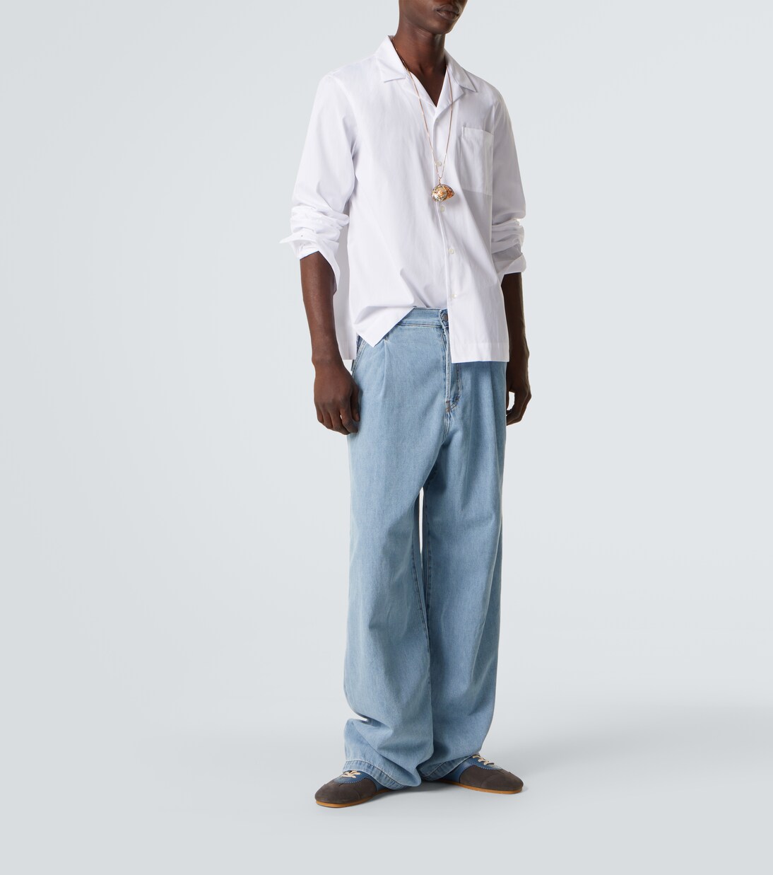 Cotton poplin shirt | Dries Van Noten