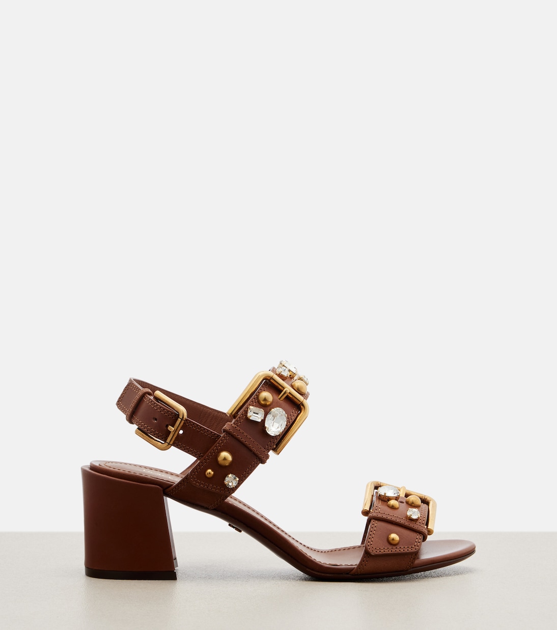 Sandalias Keira de piel adornadas | Dolce&Gabbana