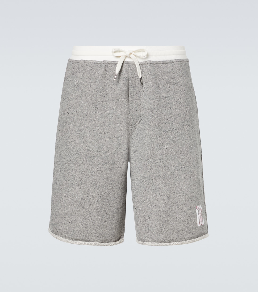 Cotton and linen jersey shorts | Brunello Cucinelli