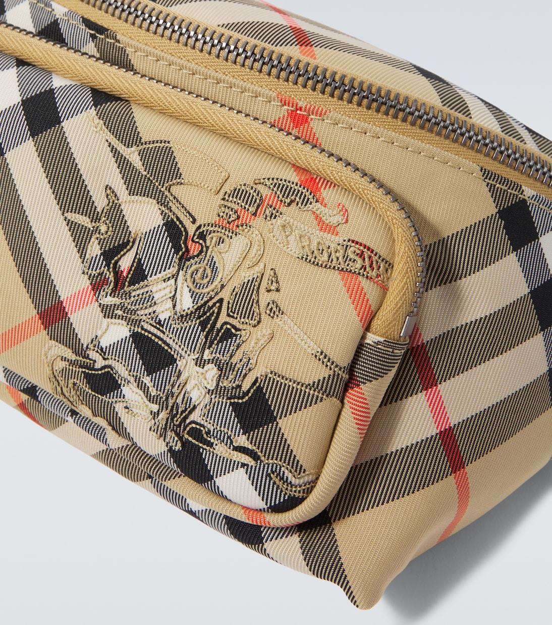 Burberry Check embroidered belt bag | Burberry