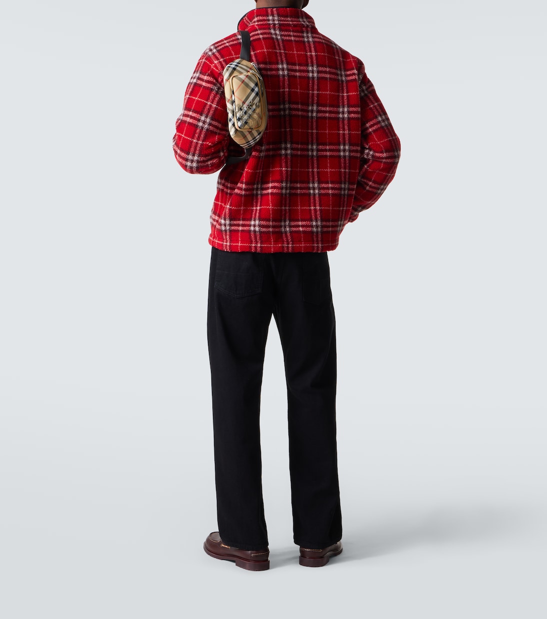 Burberry Check embroidered belt bag | Burberry