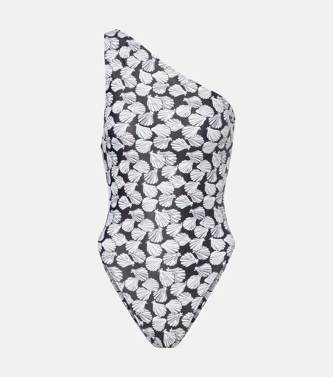 Printed one-shoulder swimsuit | Same
