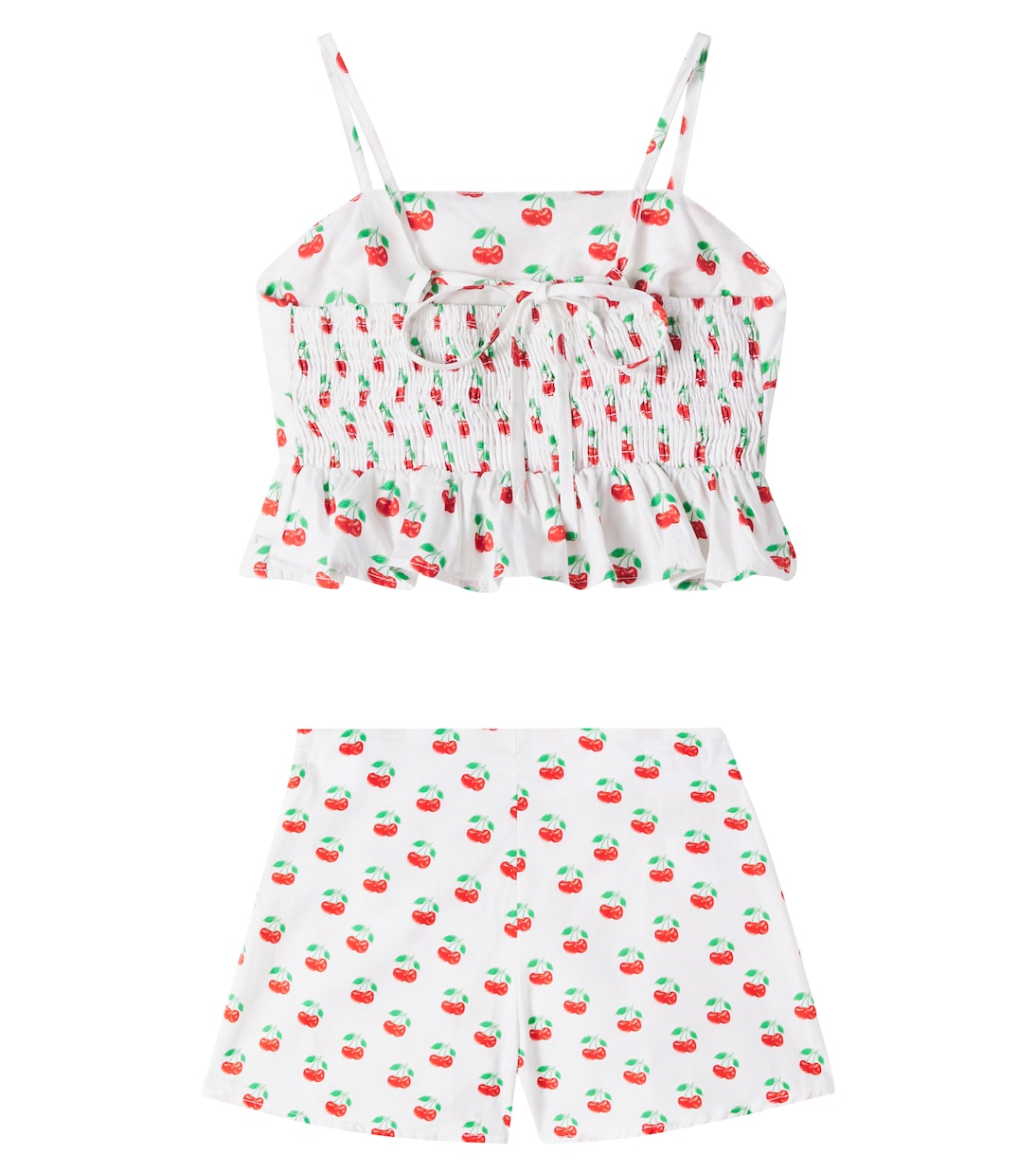 Ensemble top et jupe imprimé en coton | Fábula