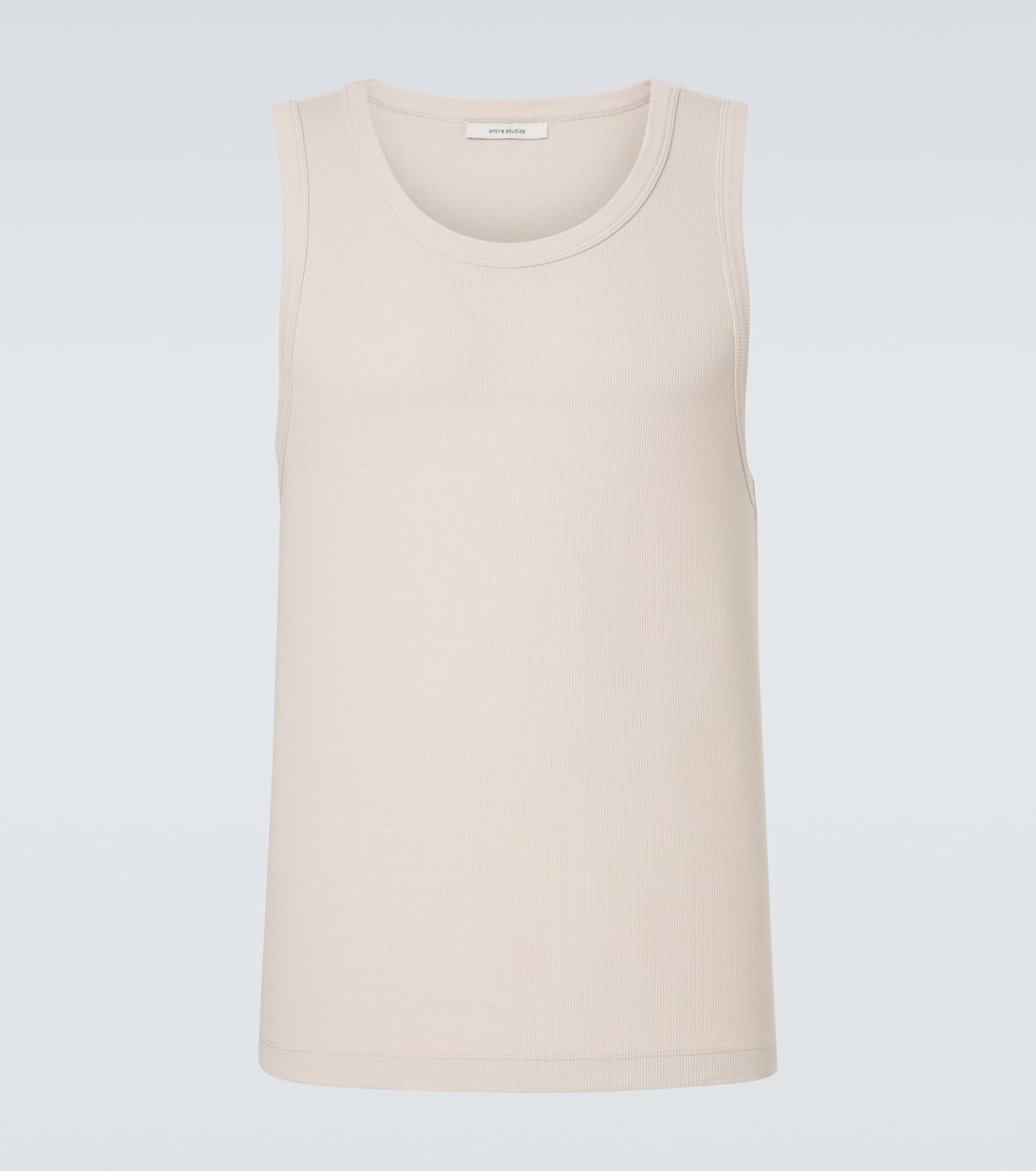 Cotton-blend fleece tank top | Entire Studios