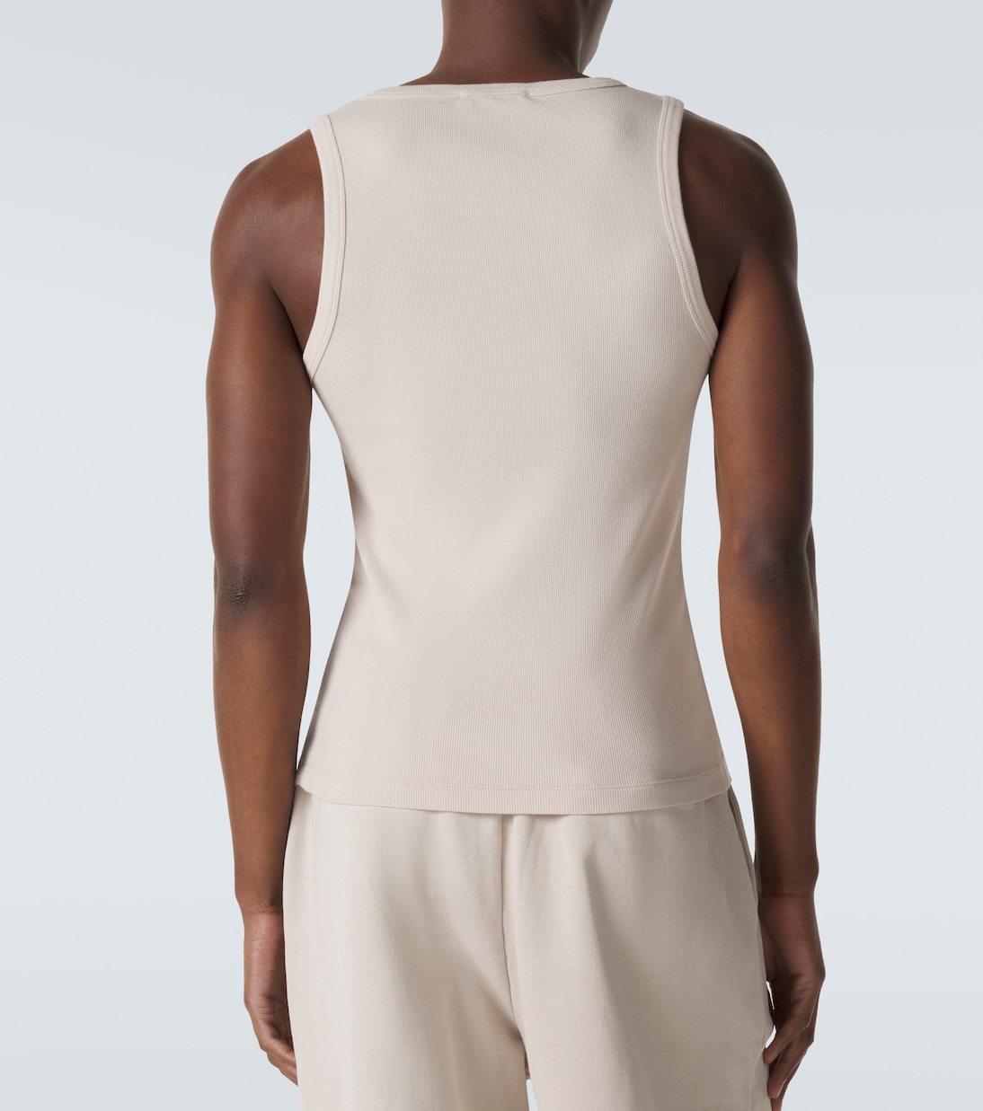 Cotton-blend fleece tank top | Entire Studios
