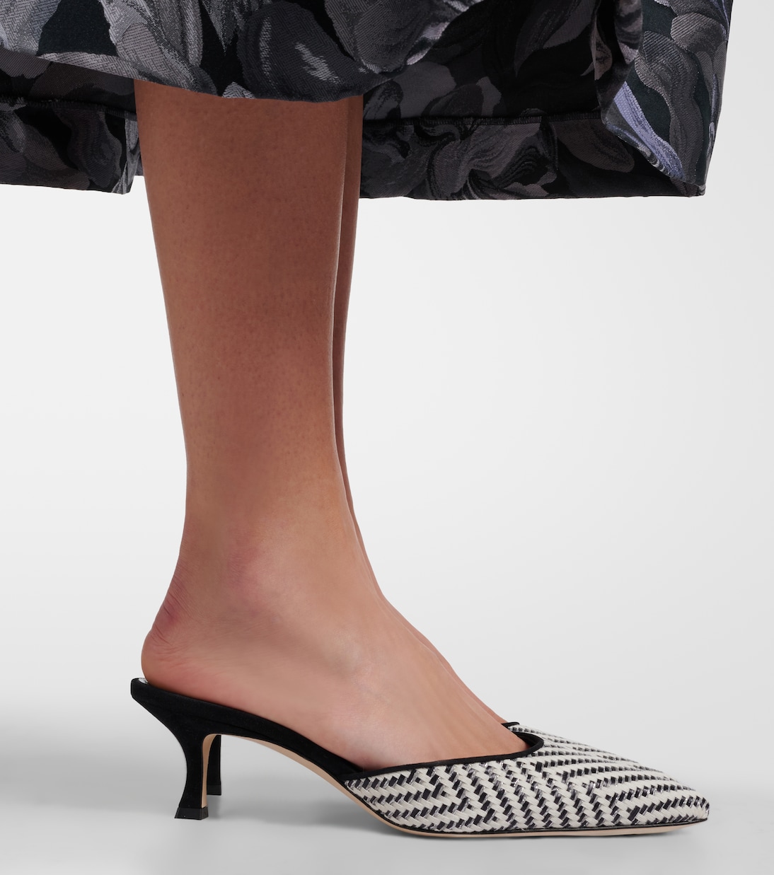 BB raffia pumps | Manolo Blahnik