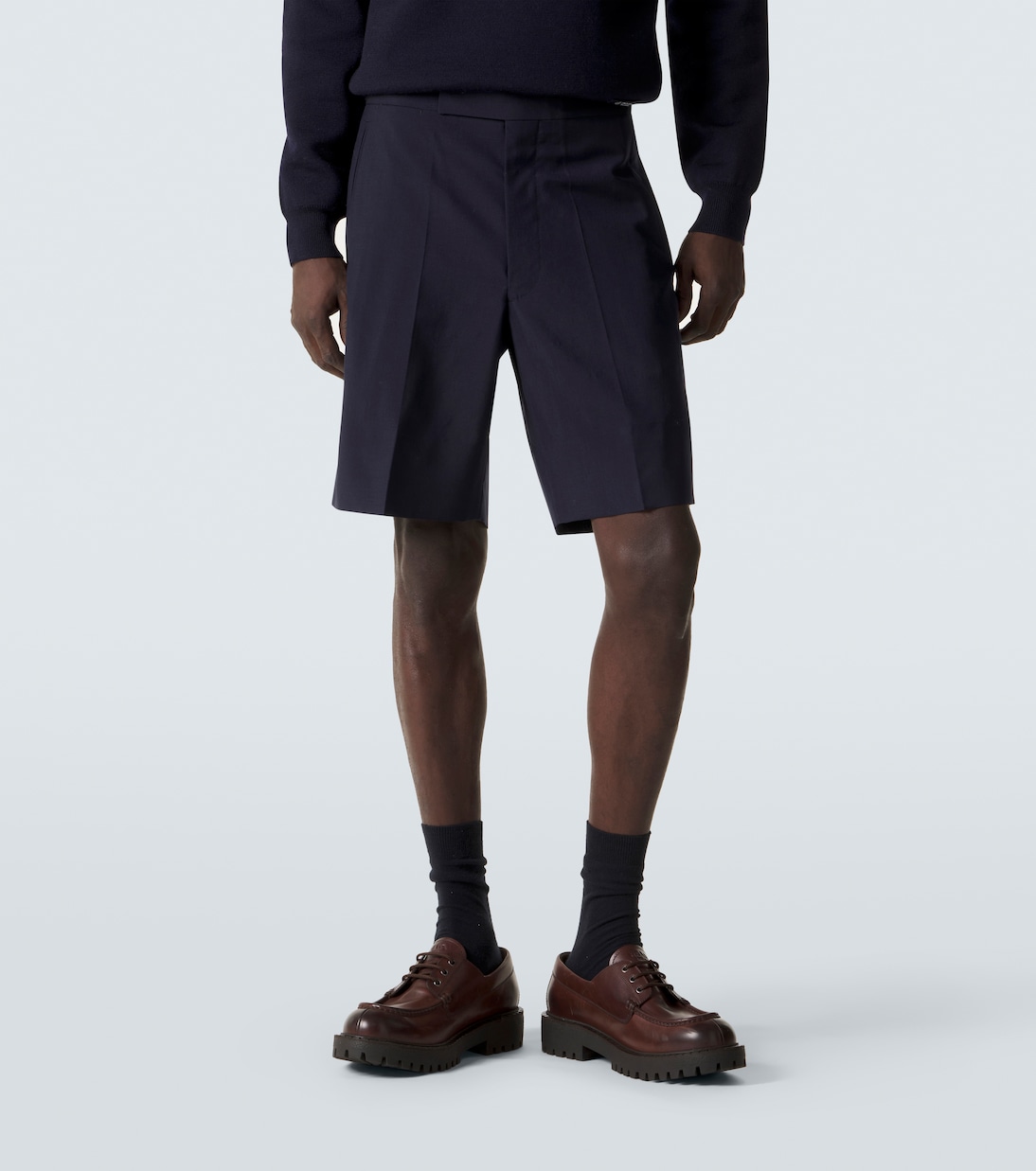 Wool and mohair Bermuda shorts | Prada