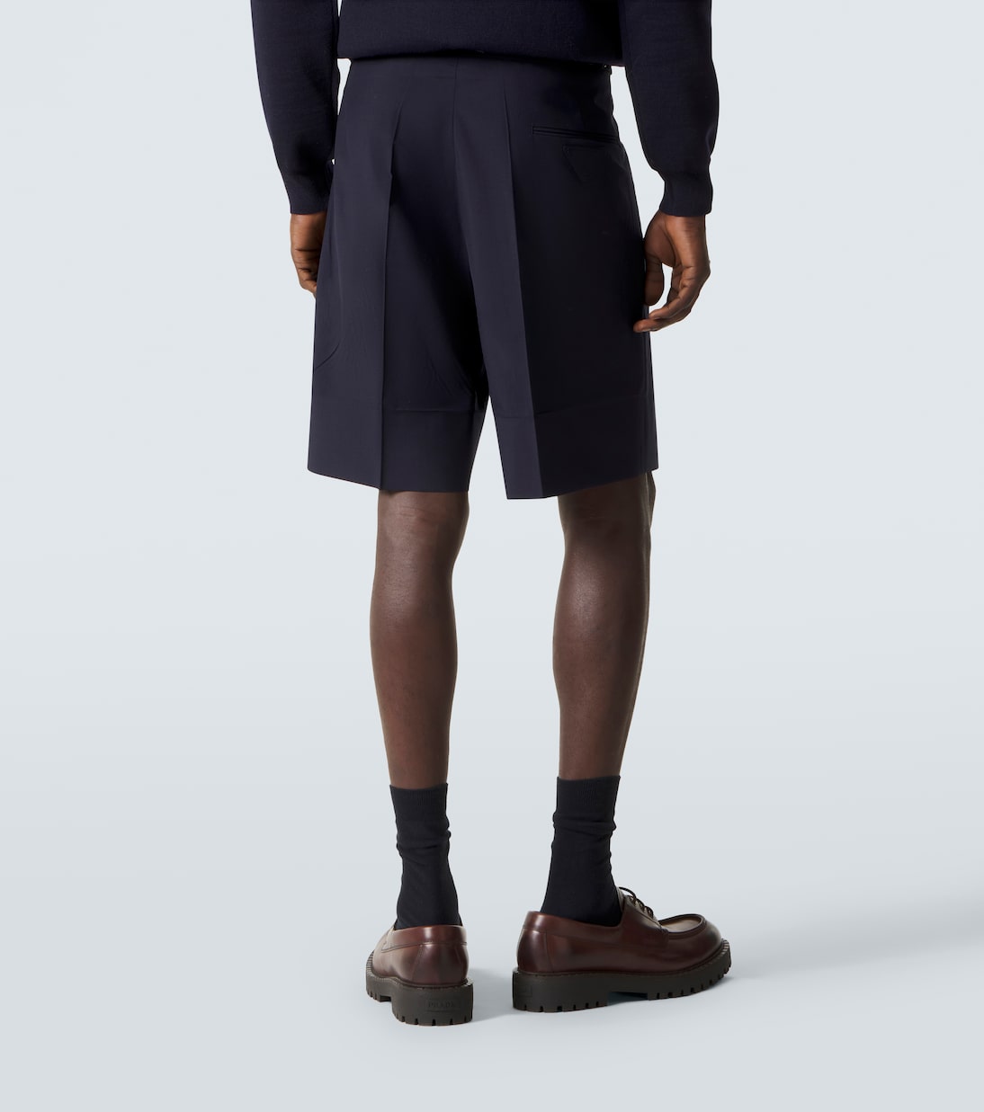 Wool and mohair Bermuda shorts | Prada