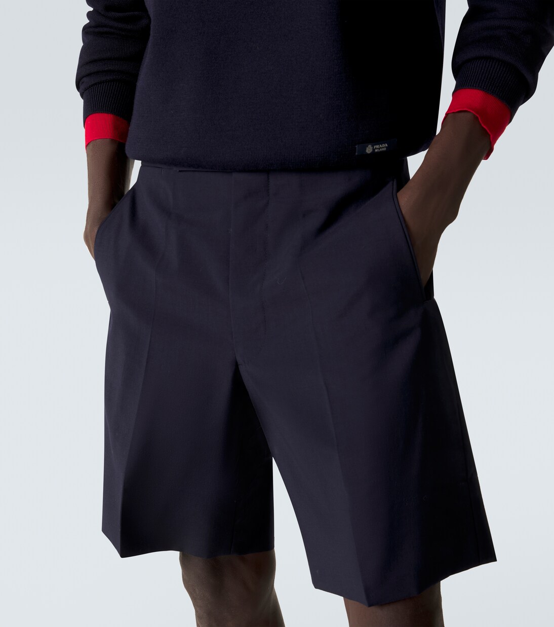 Wool and mohair Bermuda shorts | Prada