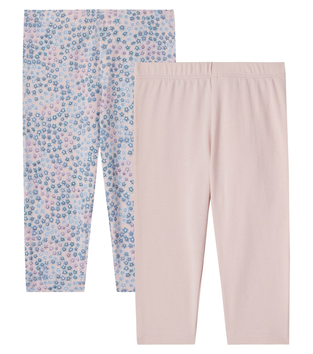 Baby Jules set of 2 cotton jersey leggings | Wheat