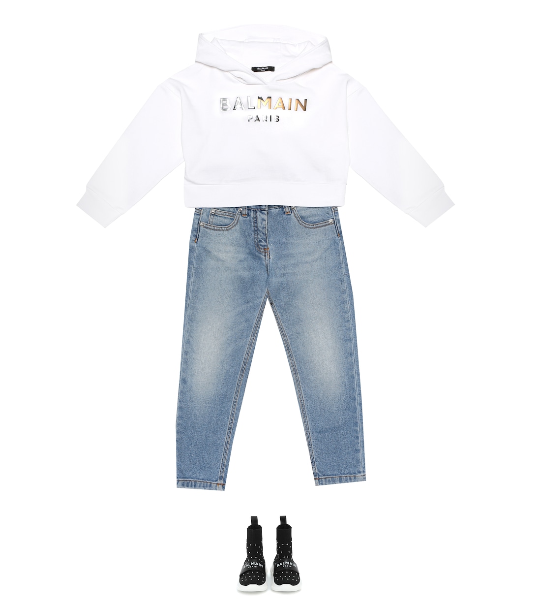 Hoodie aus Baumwolle | Balmain Kids