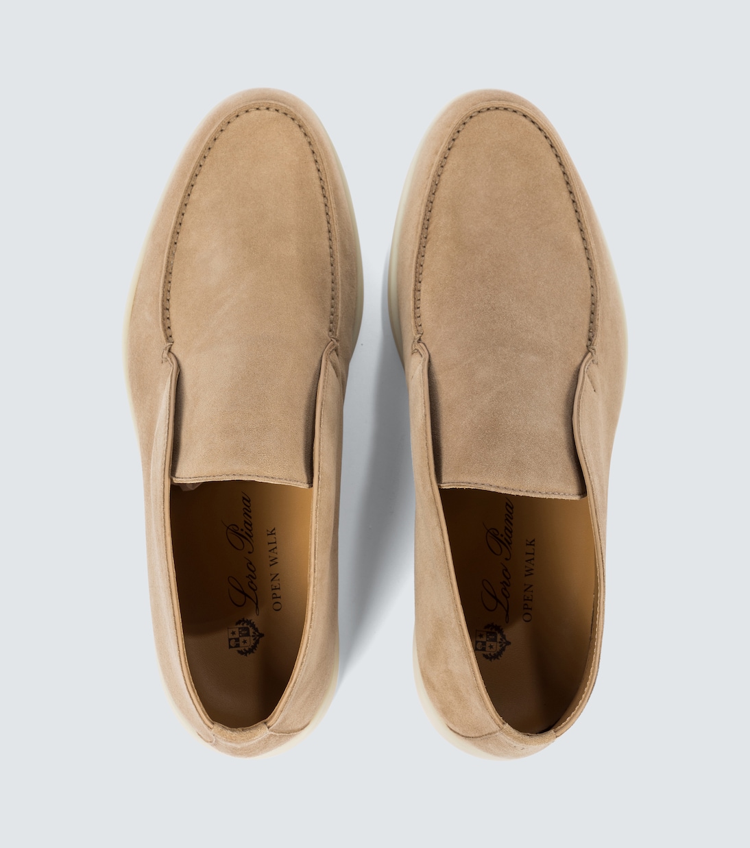 Bottines Open Walk en suède | Loro Piana