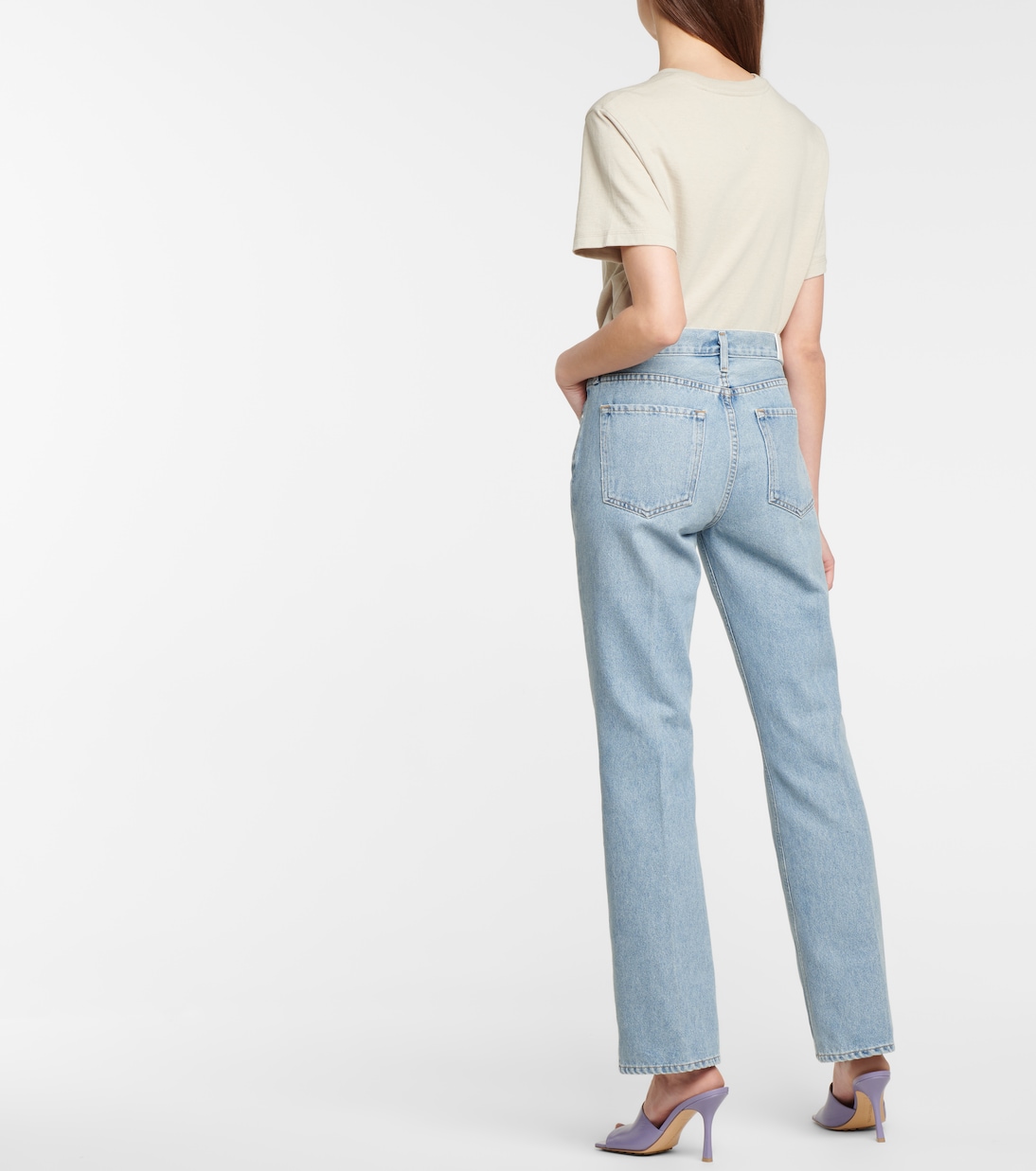 Jean bootcut Nineties à taille haute | Goldsign