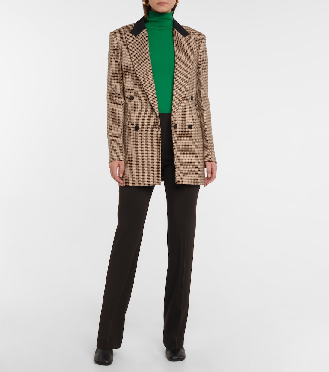 Marthy houndstooth wool blazer | Stella McCartney