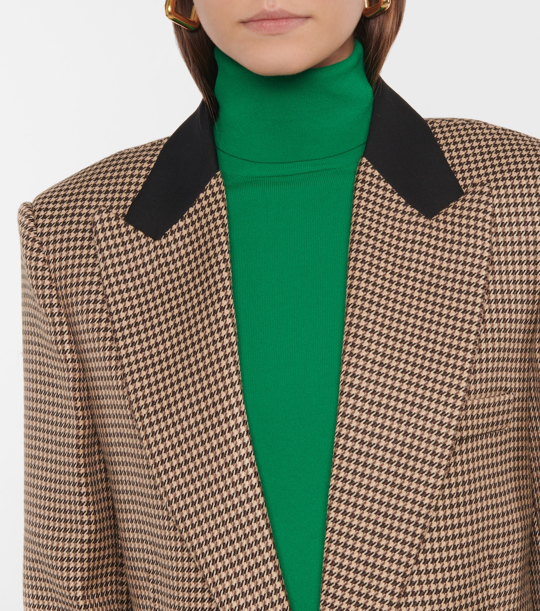 Marthy houndstooth wool blazer | Stella McCartney