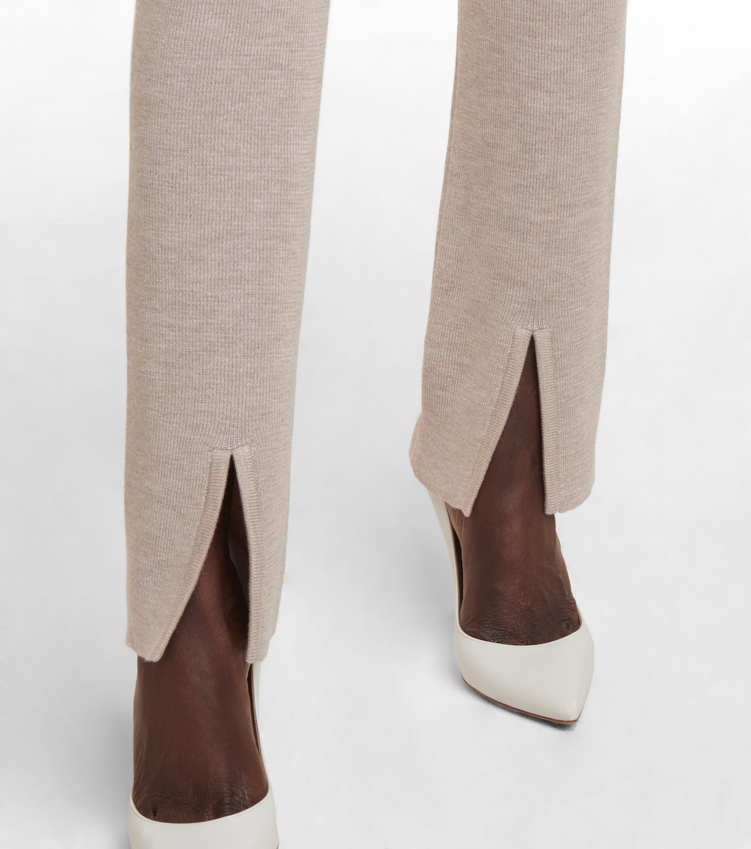 Wool, silk and cashmere knit pants | Magda Butrym