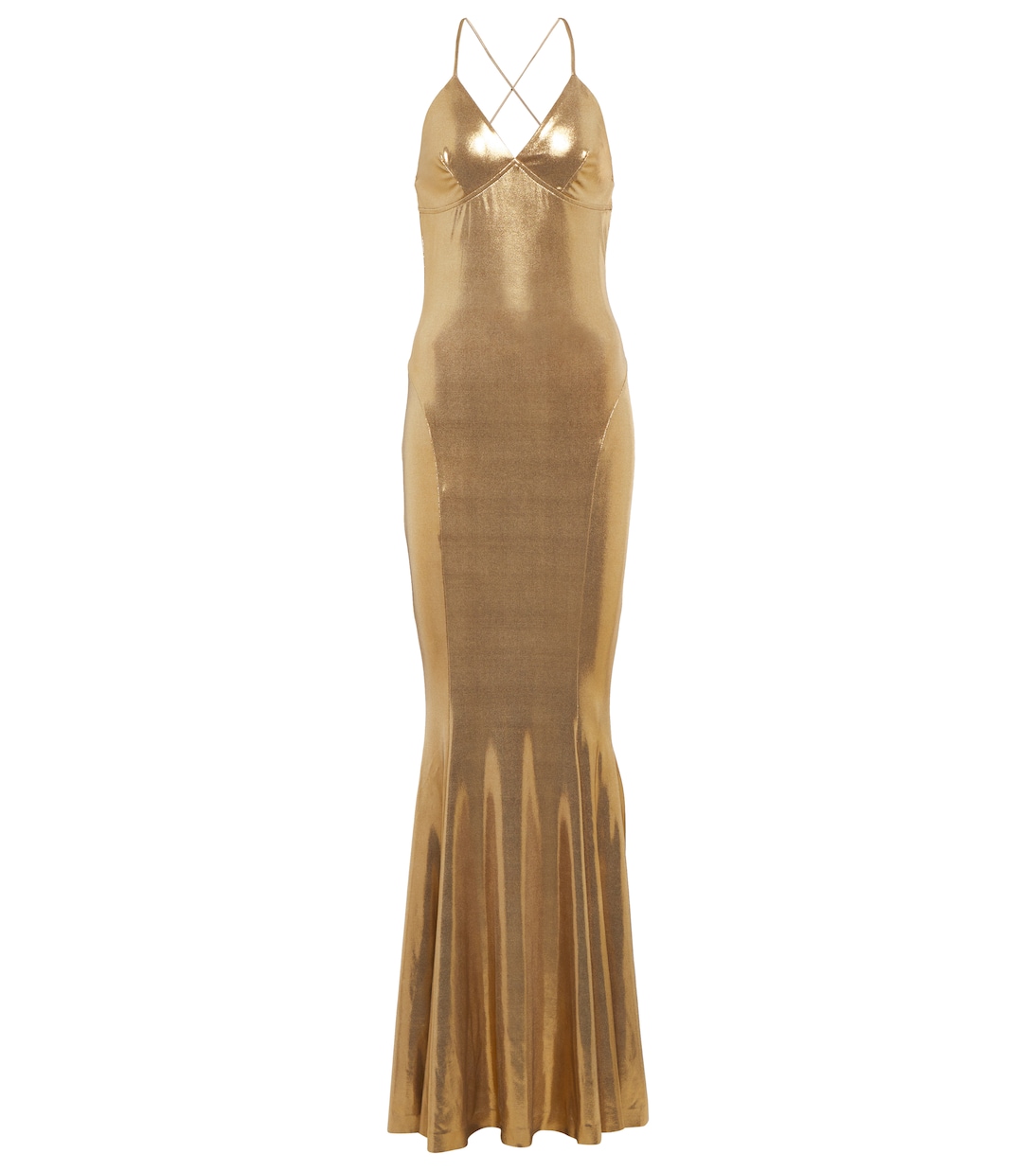 Robe longue lamée | Norma Kamali