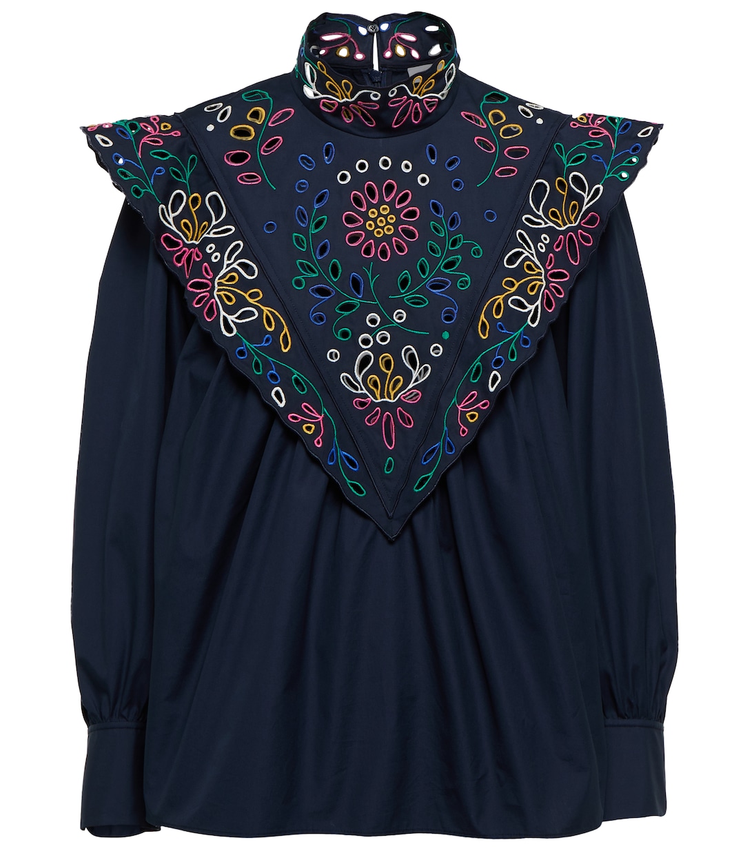 Broderie anglaise cotton blouse | Chloé
