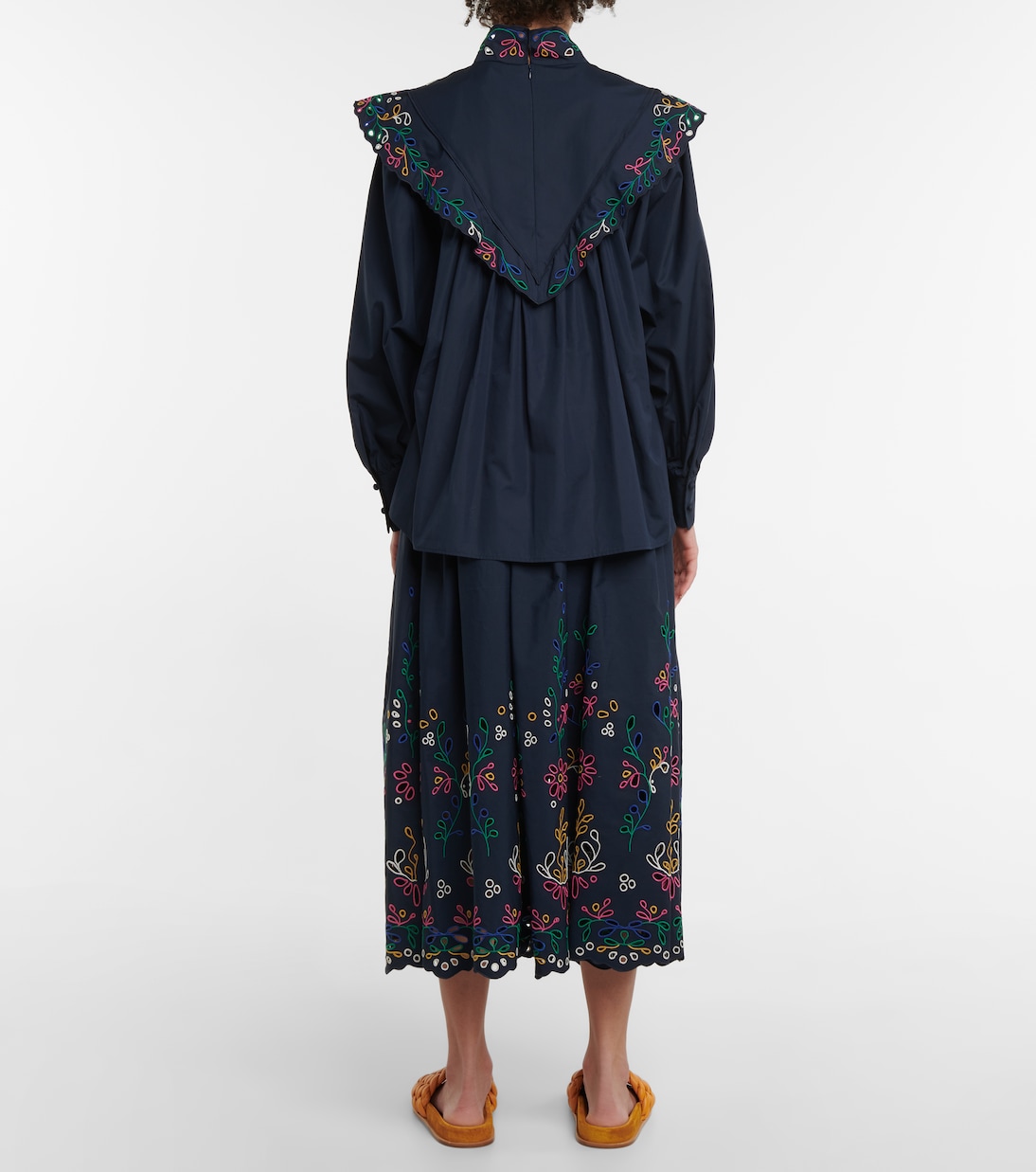 Broderie anglaise cotton blouse | Chloé