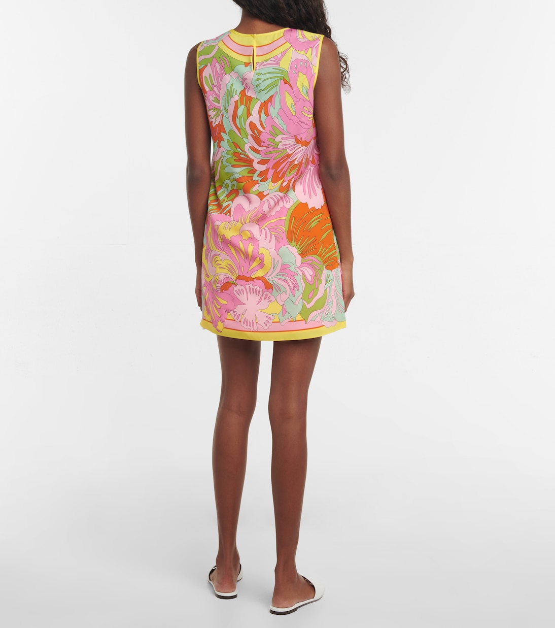 Top en soie mélangée à fleurs | Dolce&Gabbana