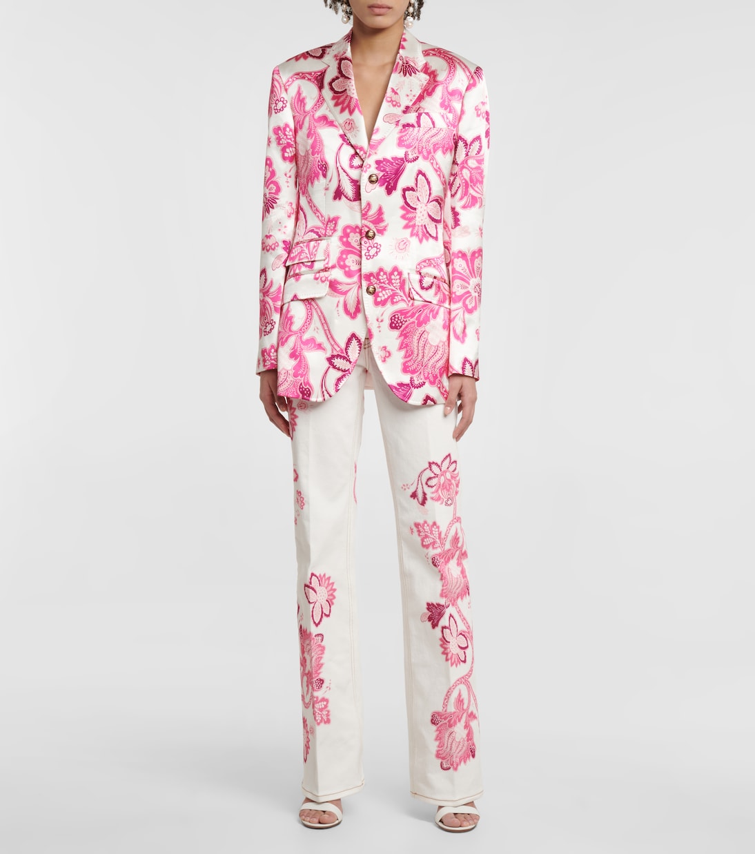 Paisley single-breasted blazer | Etro
