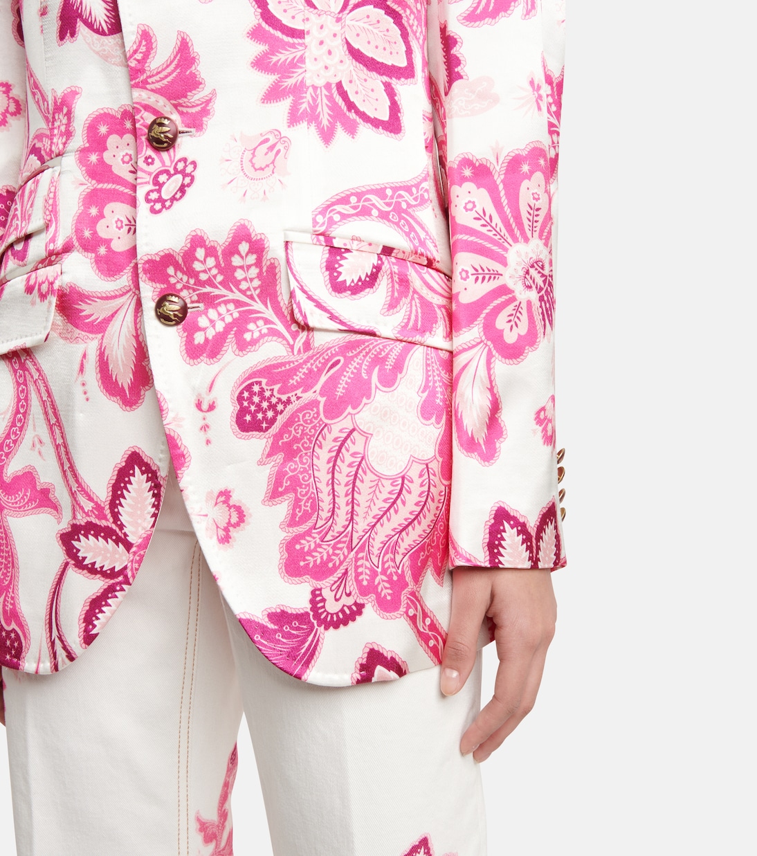 Paisley single-breasted blazer | Etro