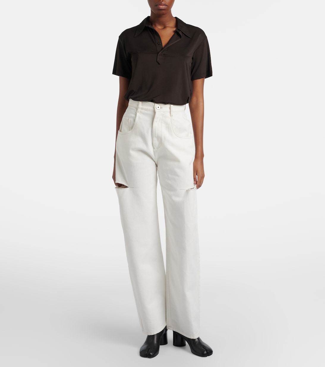 High-Rise Straight Jeans | Maison Margiela