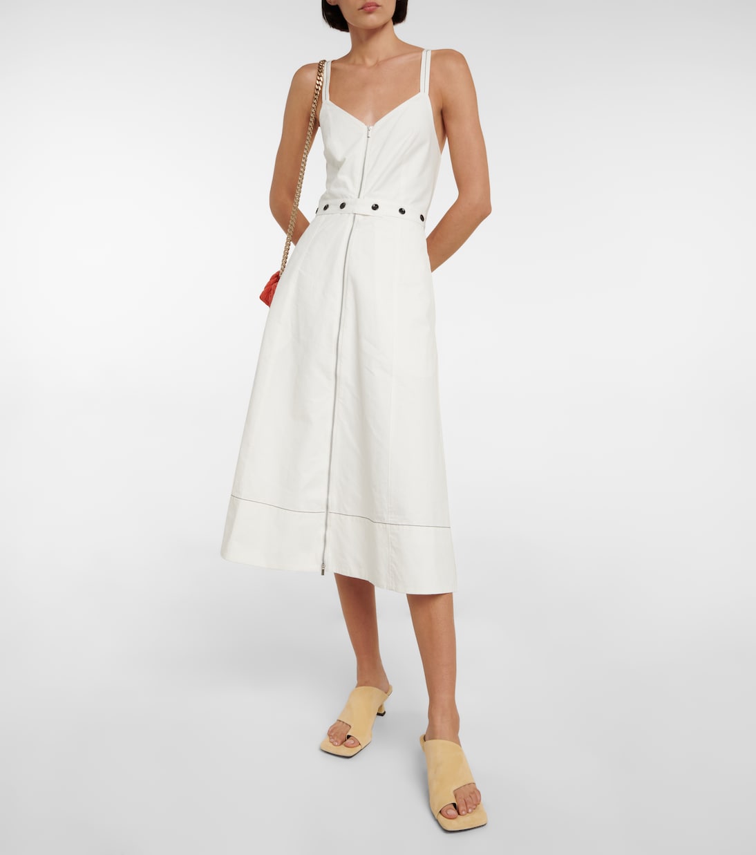 Sandalen aus Veloursleder | Proenza Schouler
