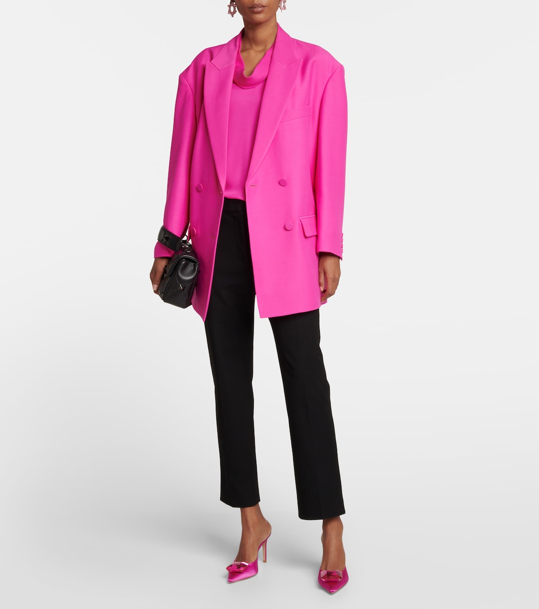 Verzierte Mules Jaipur 85 aus Satin | Gianvito Rossi