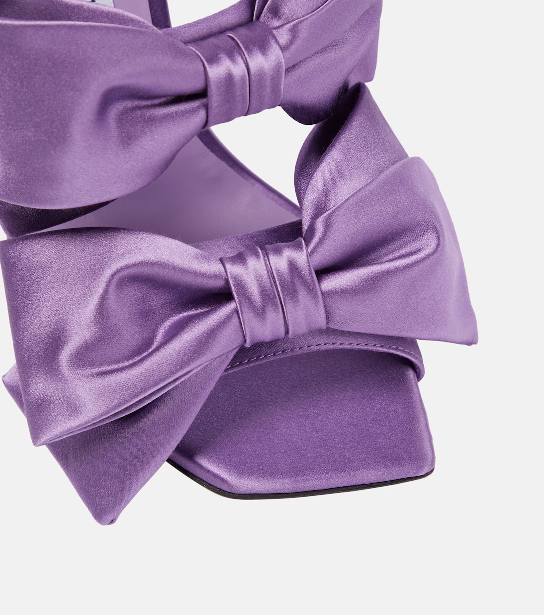 Flaca 100 satin mules | Jimmy Choo