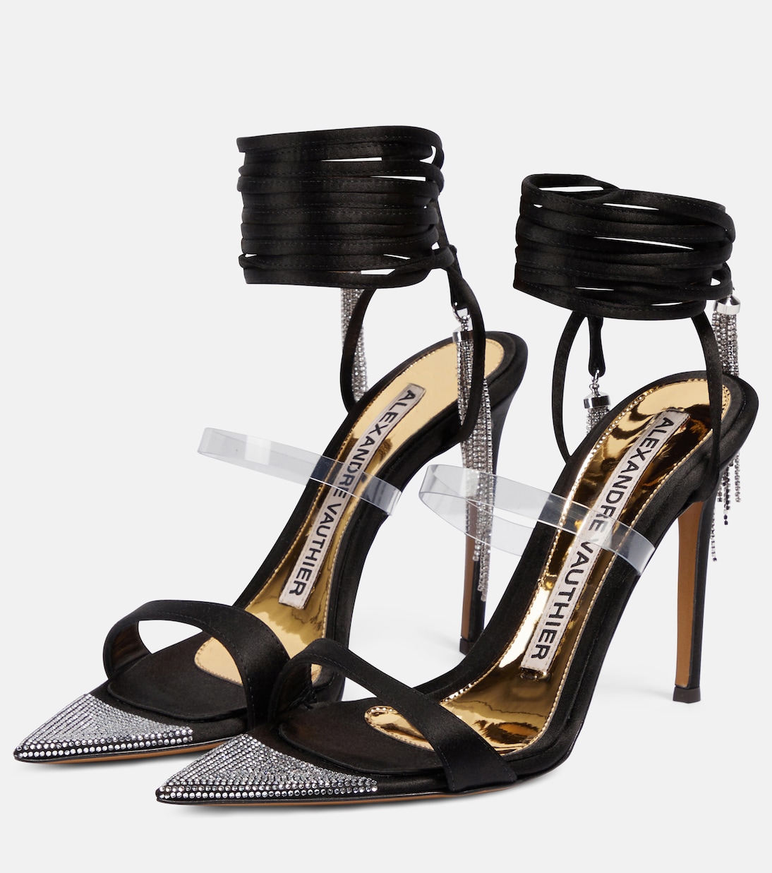 Metafisico 105 crystal-embellished sandals | Alexandre Vauthier