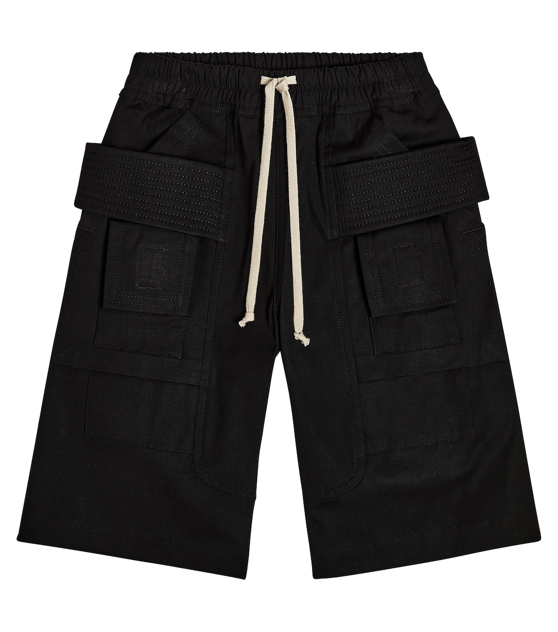 Shorts cargo Pods en mezcla de algodón | Rick Owens Kids