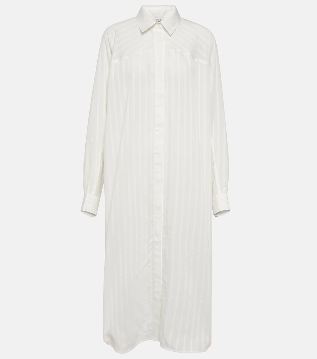 Hemdblusenkleid aus Jacquard | Toteme