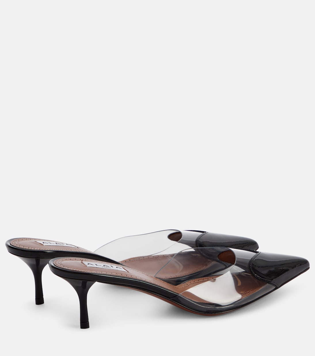 Mules Le Cœur in pelle e PU | Alaïa