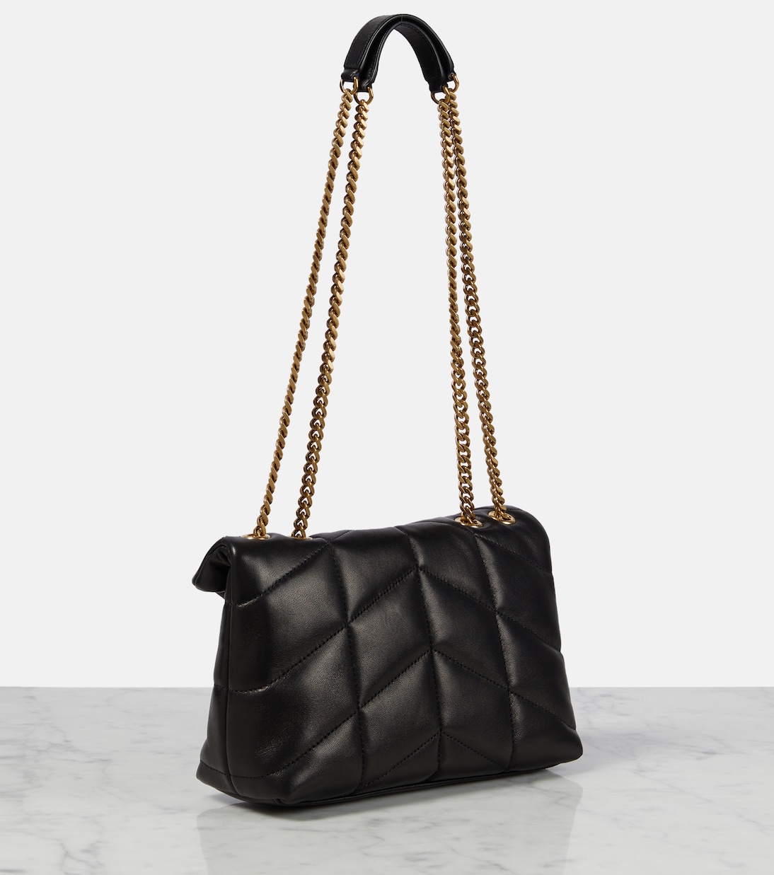 Sac Puffer Toy matelassé en cuir | Saint Laurent