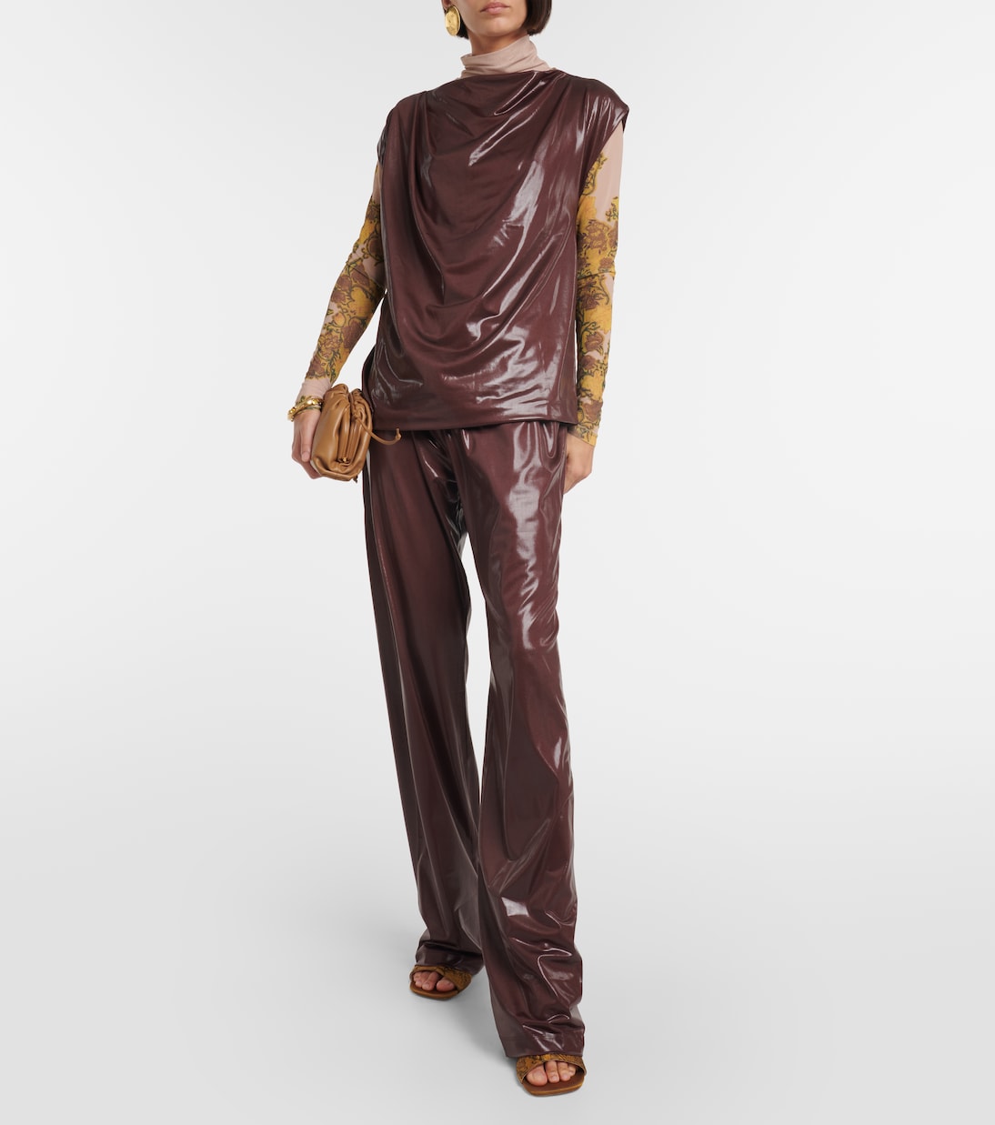 Pantaloni a gamba larga e vita alta | Dries Van Noten