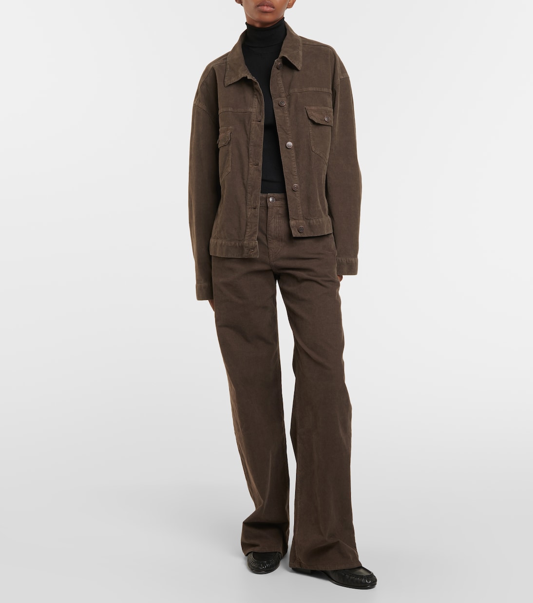 Weite Hose Eglitta aus Cord | The Row