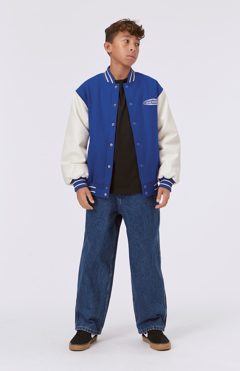 Hani embroidered wool-blend varsity jacket | Molo